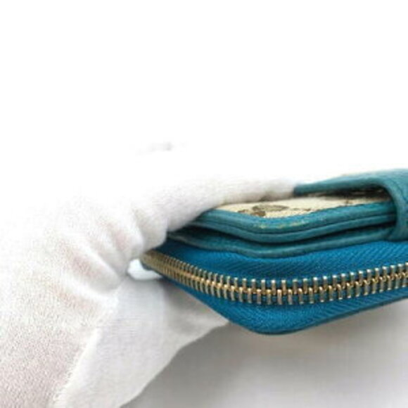 Gucci Compact Wallet Blue - Picture 8 of 9